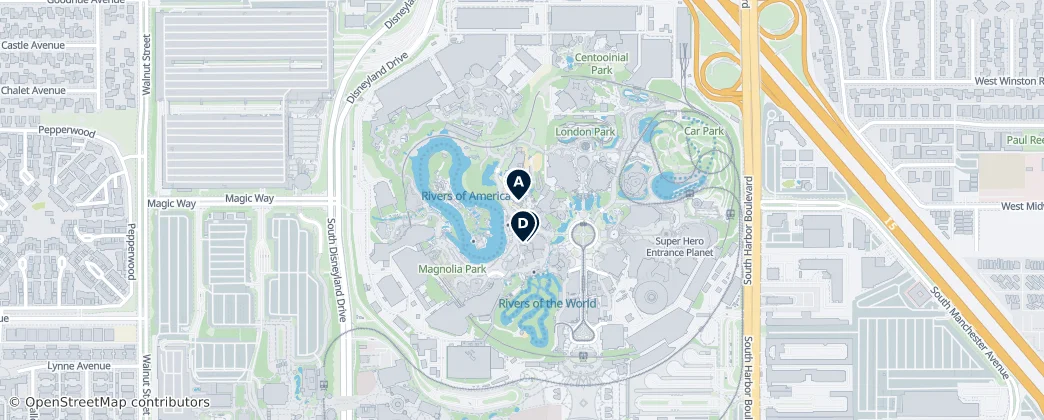 Map of Frontierland