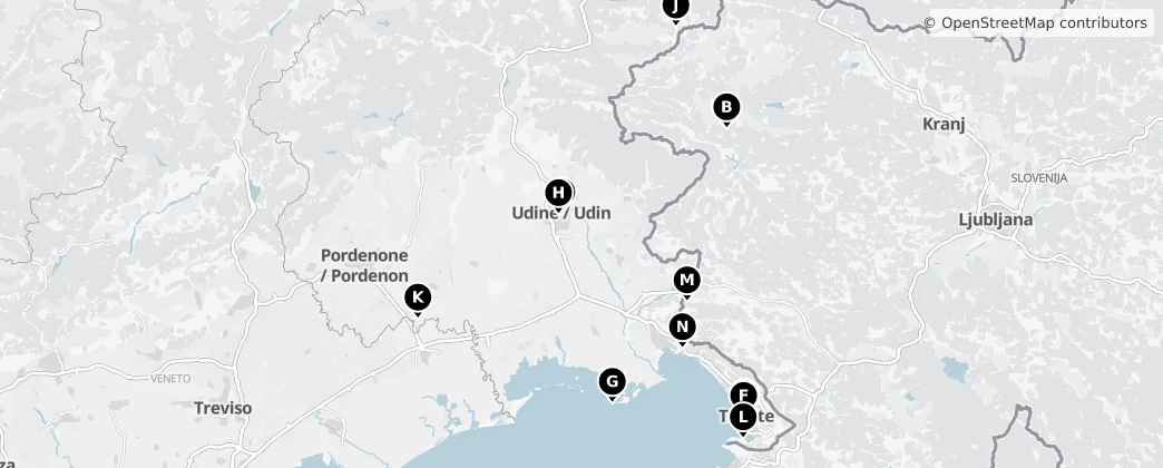 Map of Furlansko-Julské Benátsko