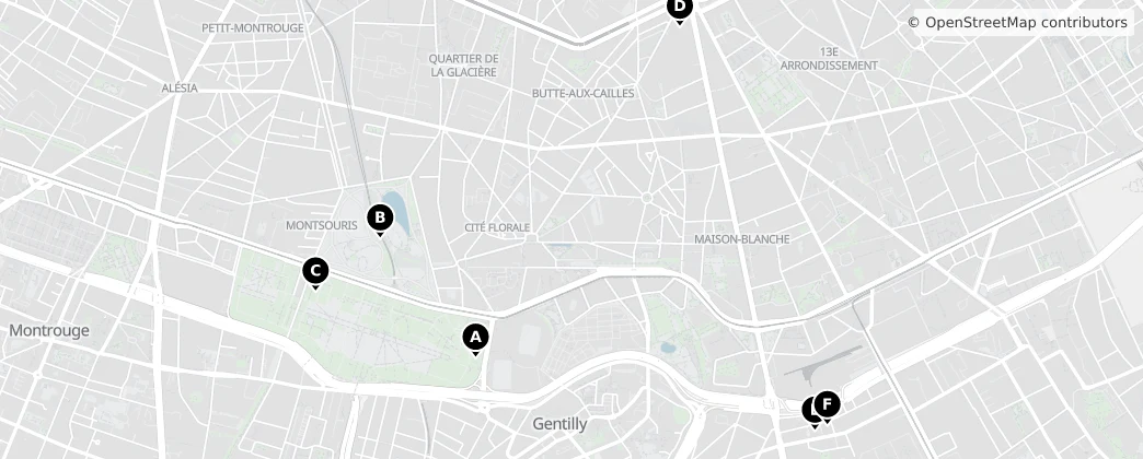 Map of Gentilly