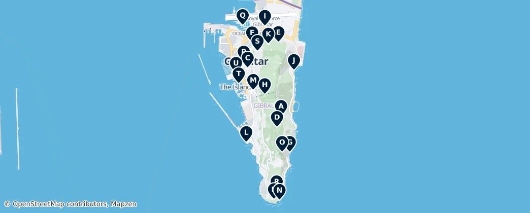Map of Gibraltar
