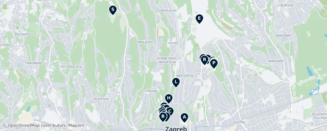Map of Gradec