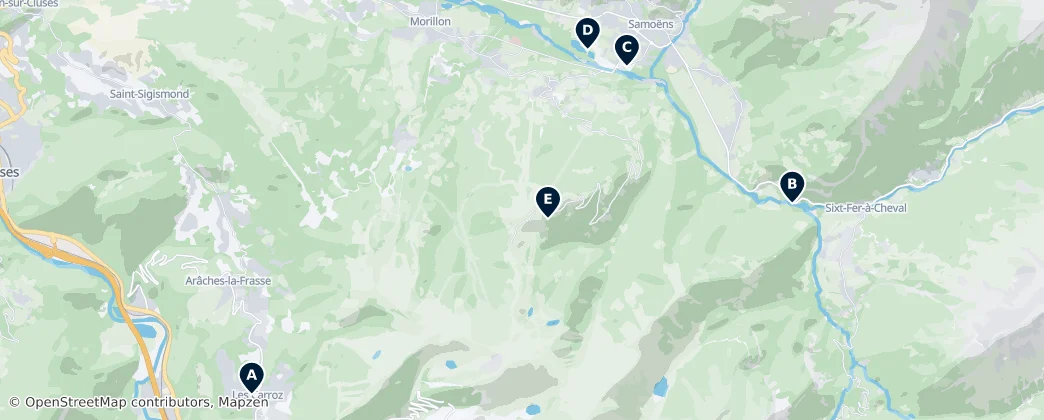 Map of Grand Massif