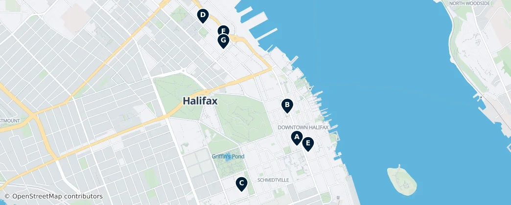 Map of Halifax