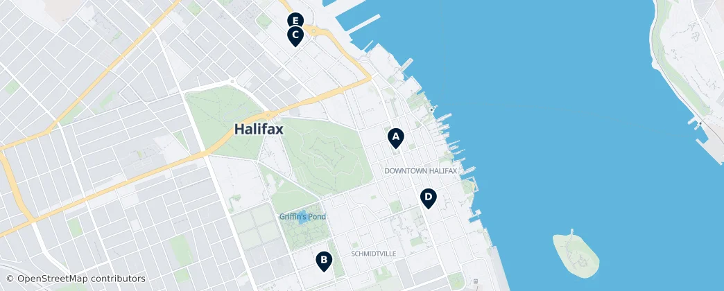 Map of Halifax