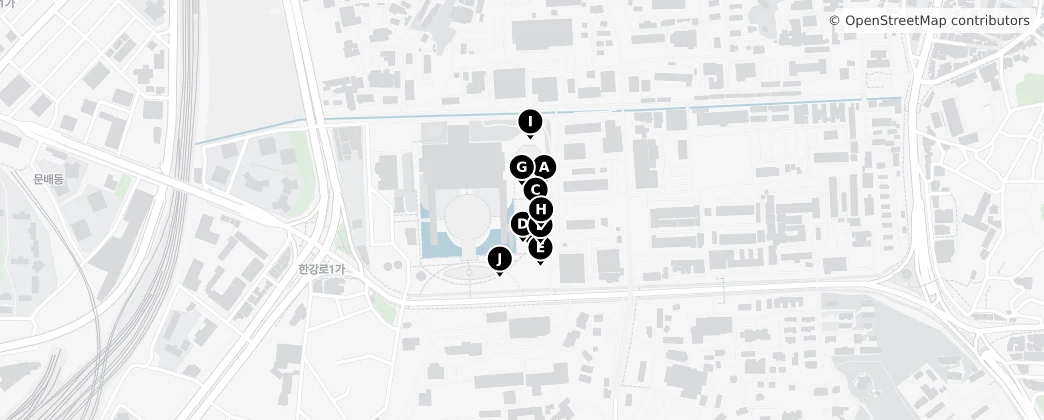 Map of Hangangno 1-ga