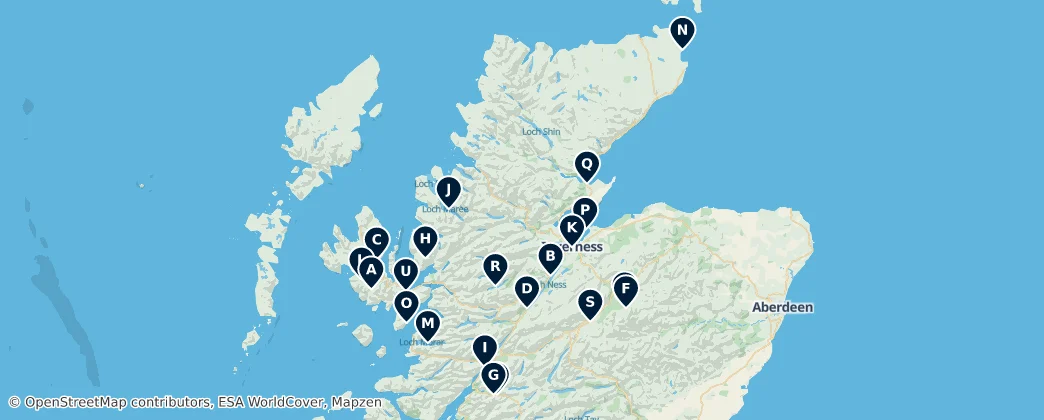 Map of Highland