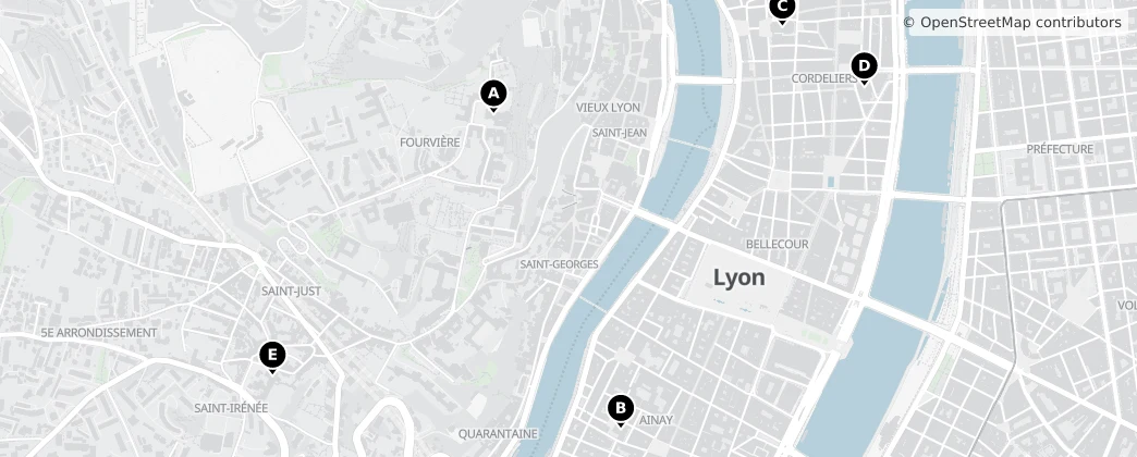 Map of Historic Site of Lyons