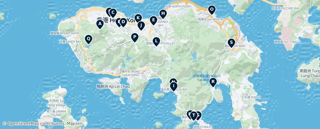 Map of Hongkong