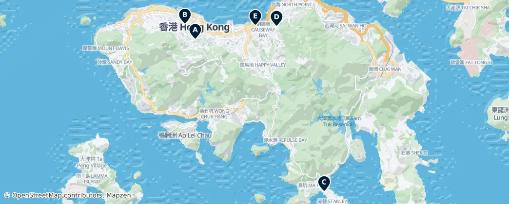 Map of Hongkong