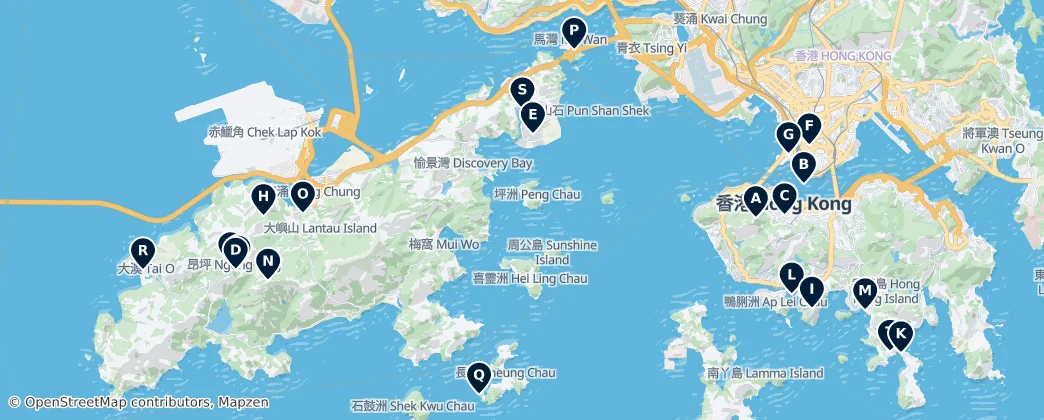 Map of Hongkong