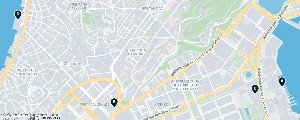 Map of Santo António