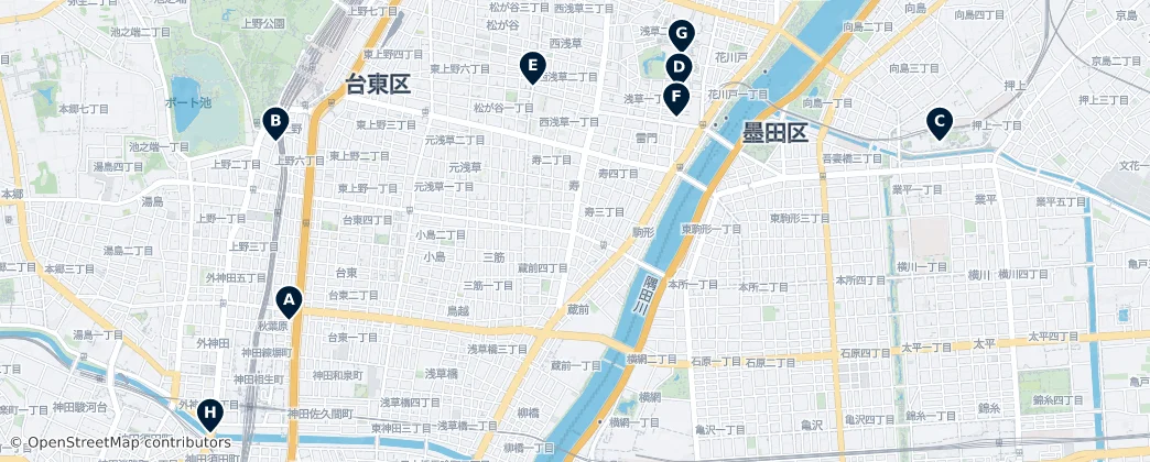Map of Arakawa