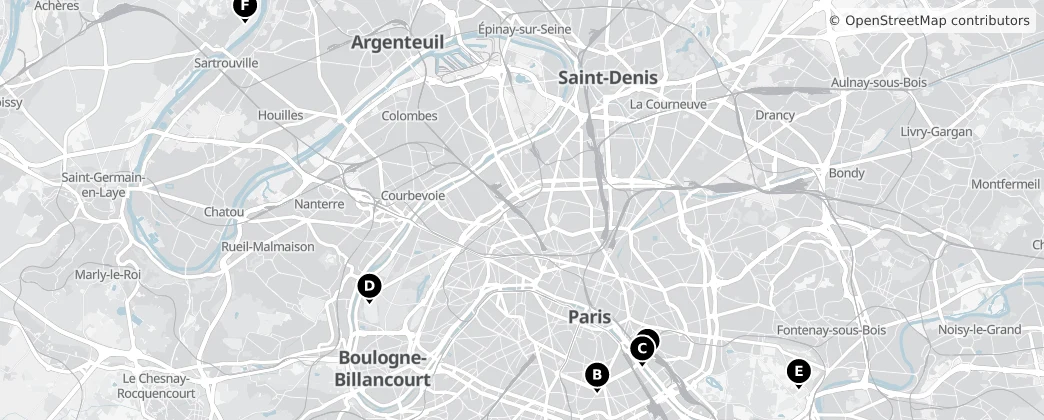 Map of Île-de-France