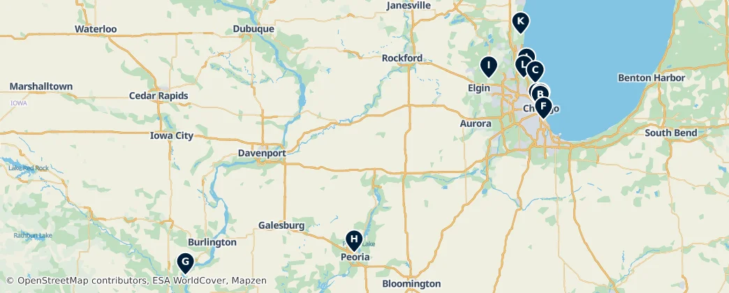 Map of Illinois