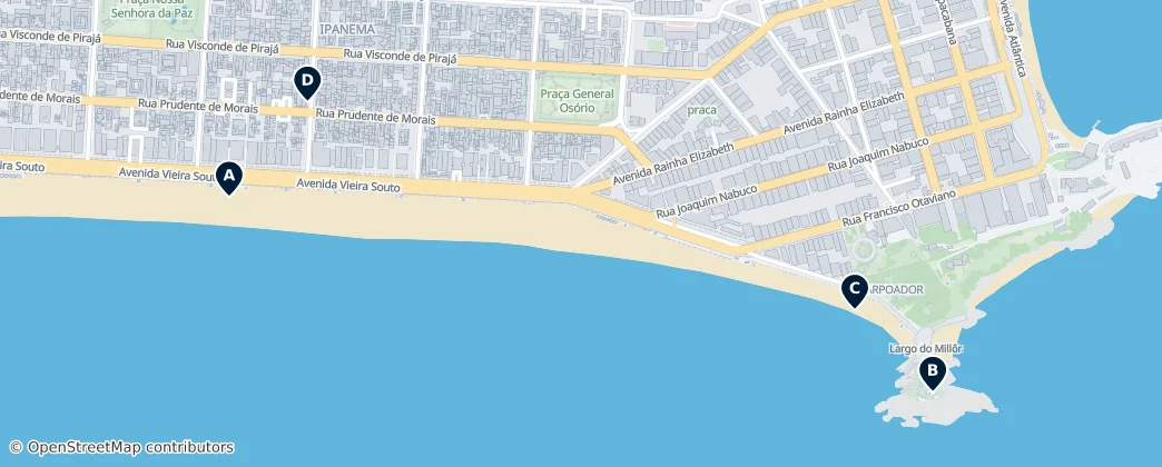 Map of Ipanema