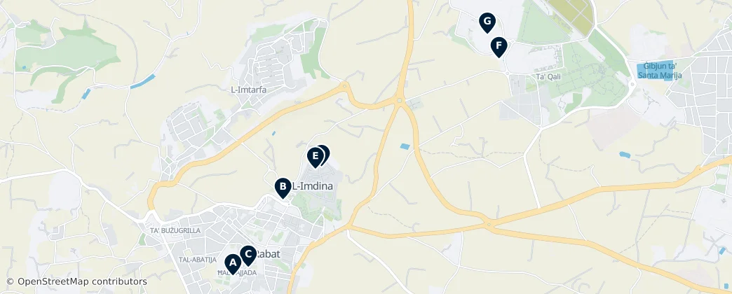 Map of Rabat