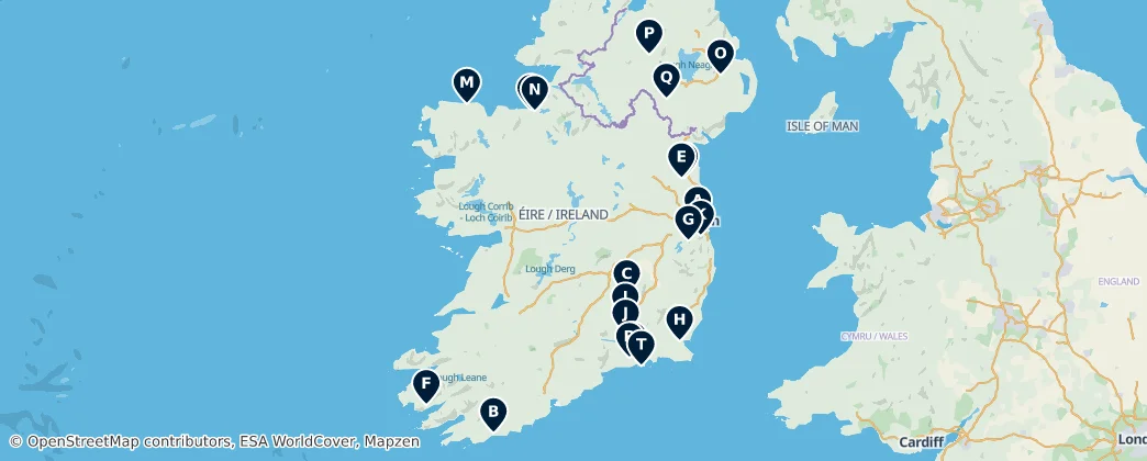 Map of Ireland