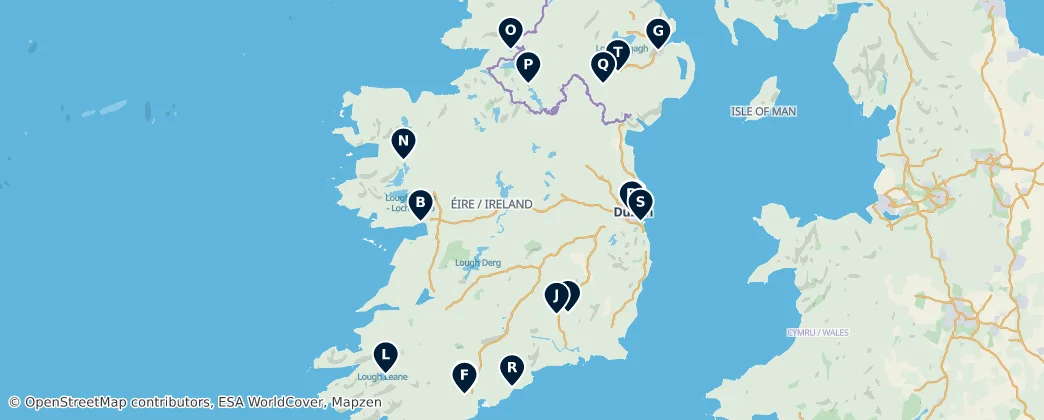 Map of Ireland