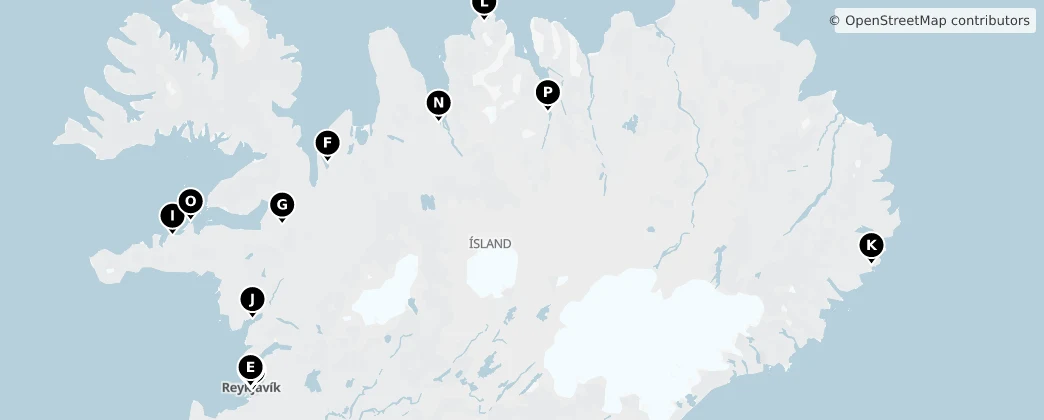 Map of Island