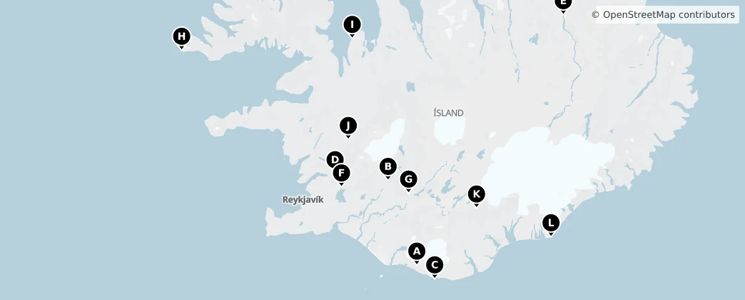 Map of Island