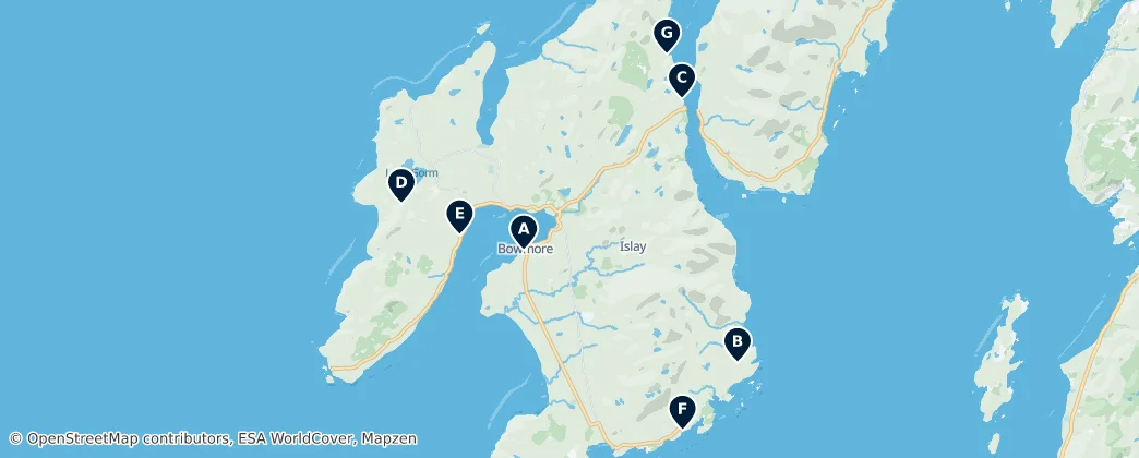 Map of Islay