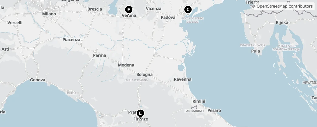 Map of Itálie