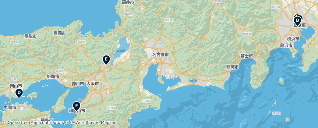 Map of Japonsko