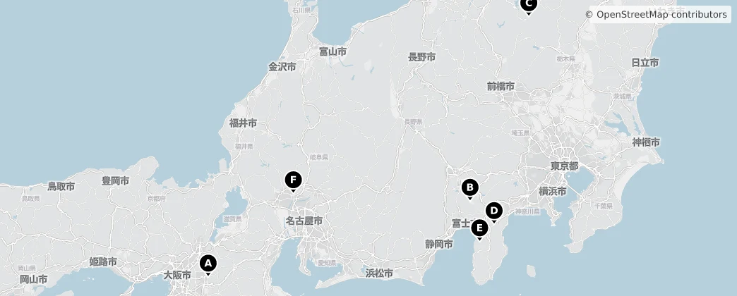 Map of Japonsko