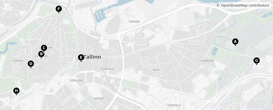 Map of Kesklinn