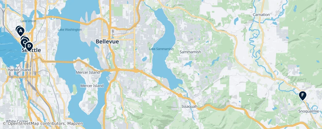 Map of King County