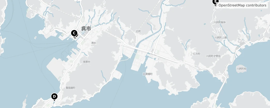 Map of Kure