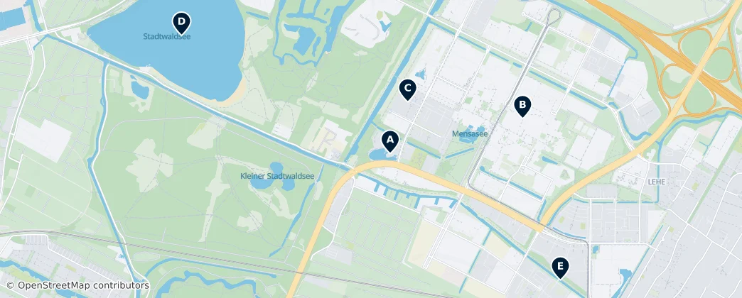 Map of Lehe