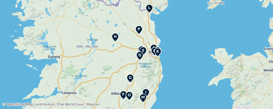 Map of Leinster