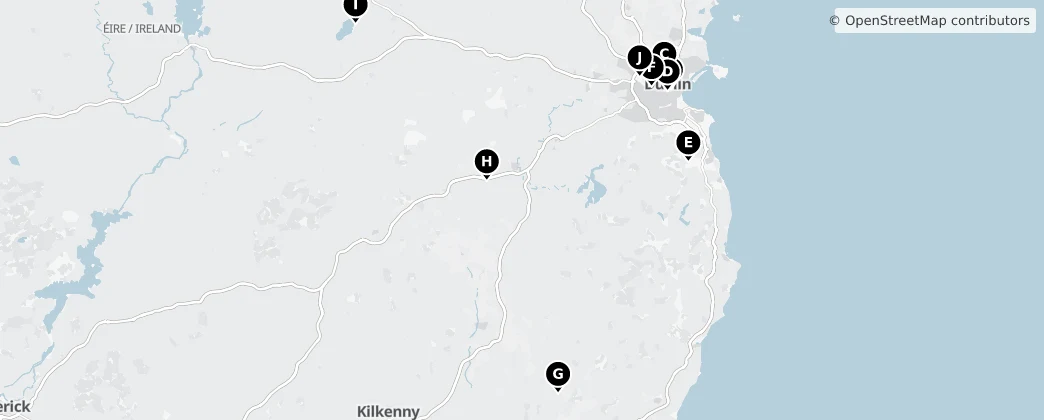Map of Leinster