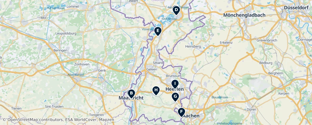 Map of Limburg