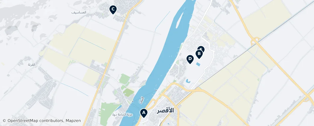 Map of Luxor
