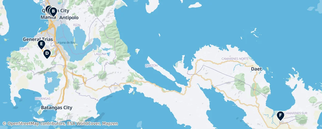 Map of Luzon