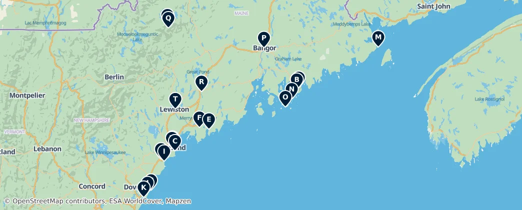 Map of Maine