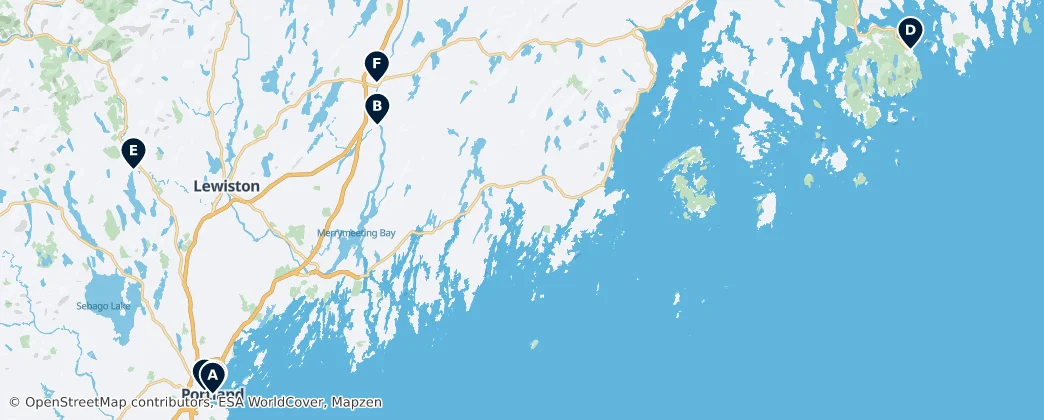 Map of Maine