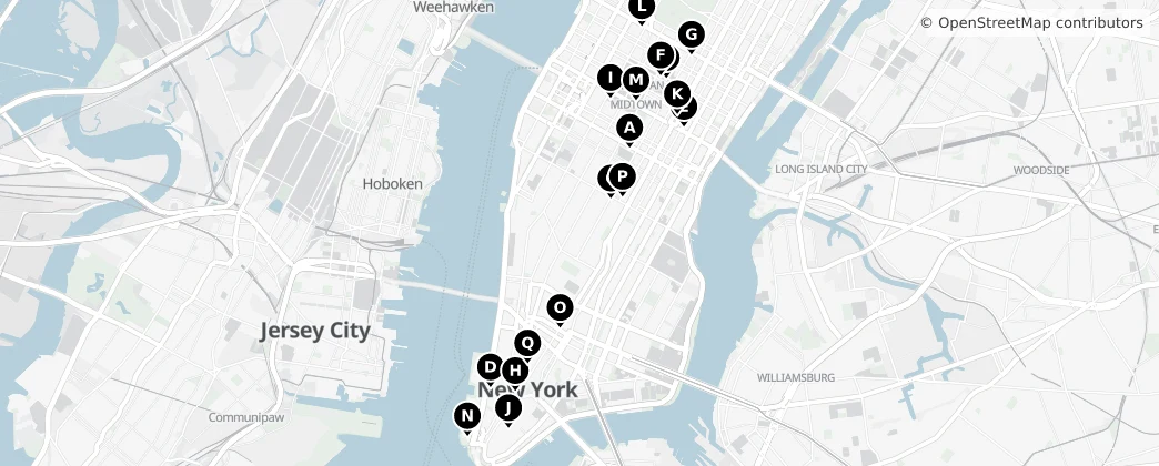 Map of Manhattan