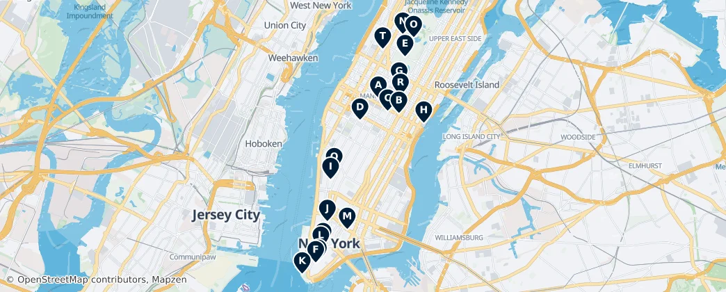 Map of Manhattan