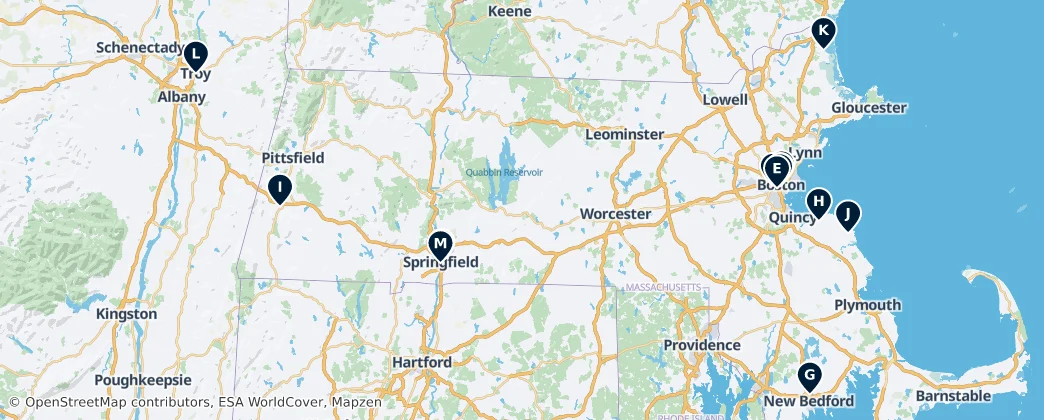Map of Massachusetts