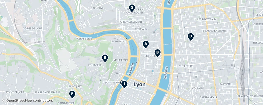 Map of Métropole de Lyon