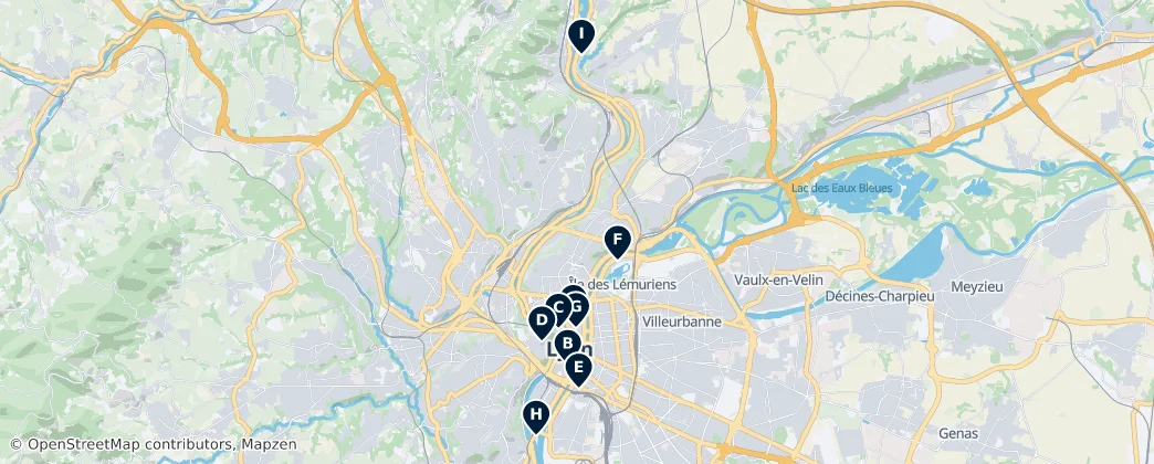 Map of Métropole de Lyon