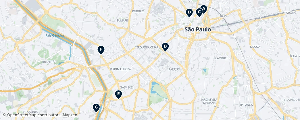 Map of Região Imediata de São Paulo