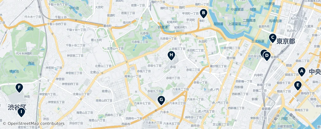 Map of Minato