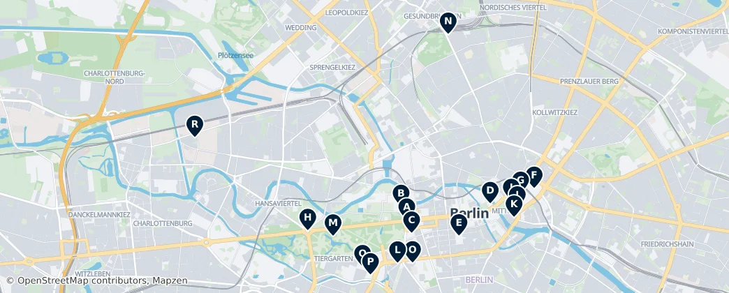Map of Mitte