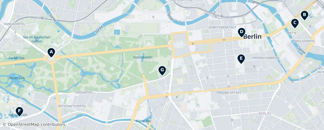 Map of Mitte