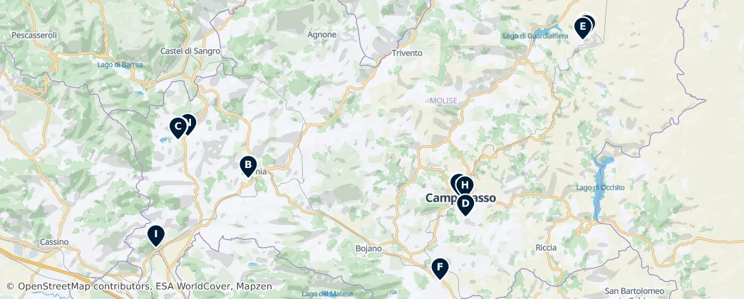 Map of Molise