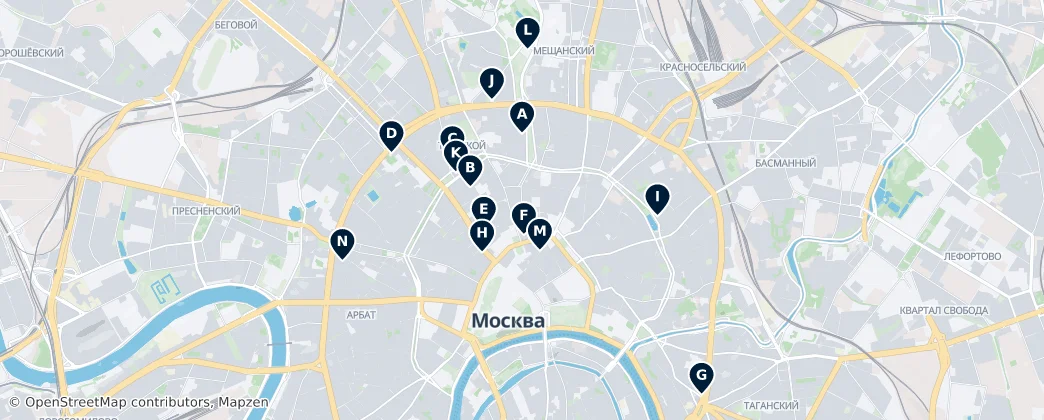 Map of Moskva